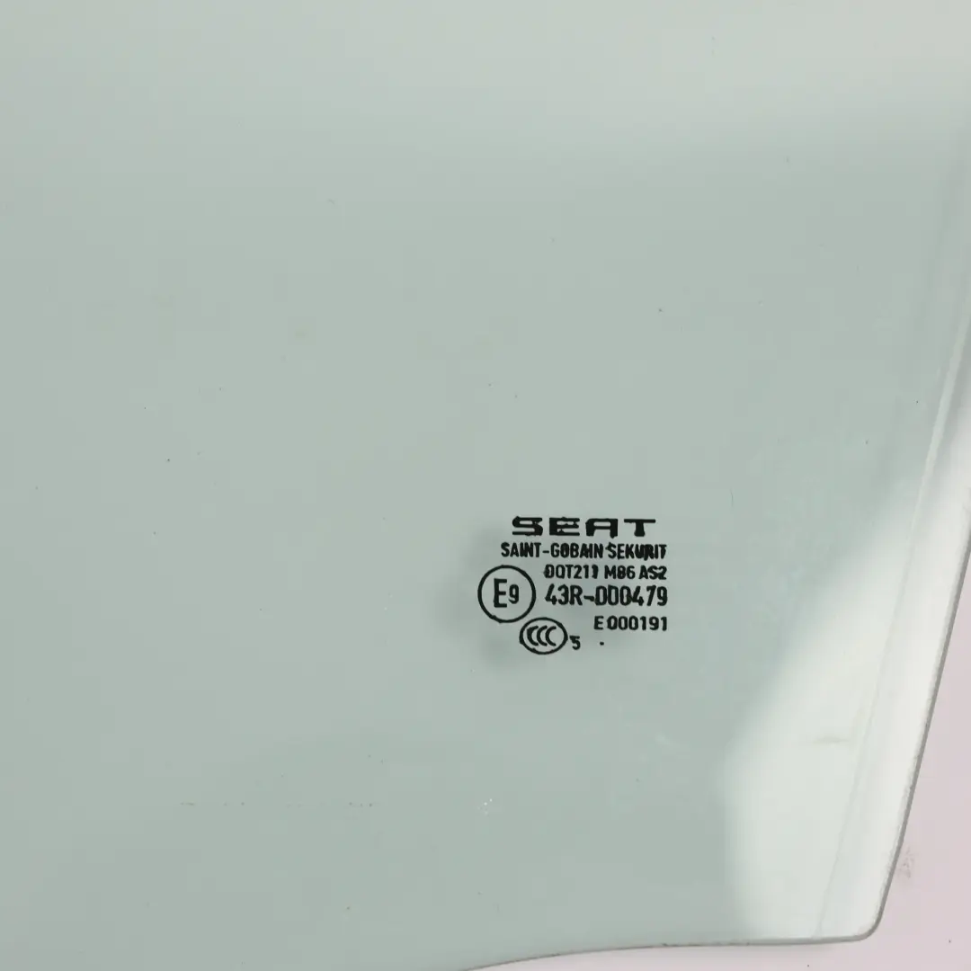 Seat Ibiza 6J 3D Vetro Porta Anteriore Lato Sinistro Vetri AS2 - SKU 6J3845201A - Numero di parte 6J3845201A