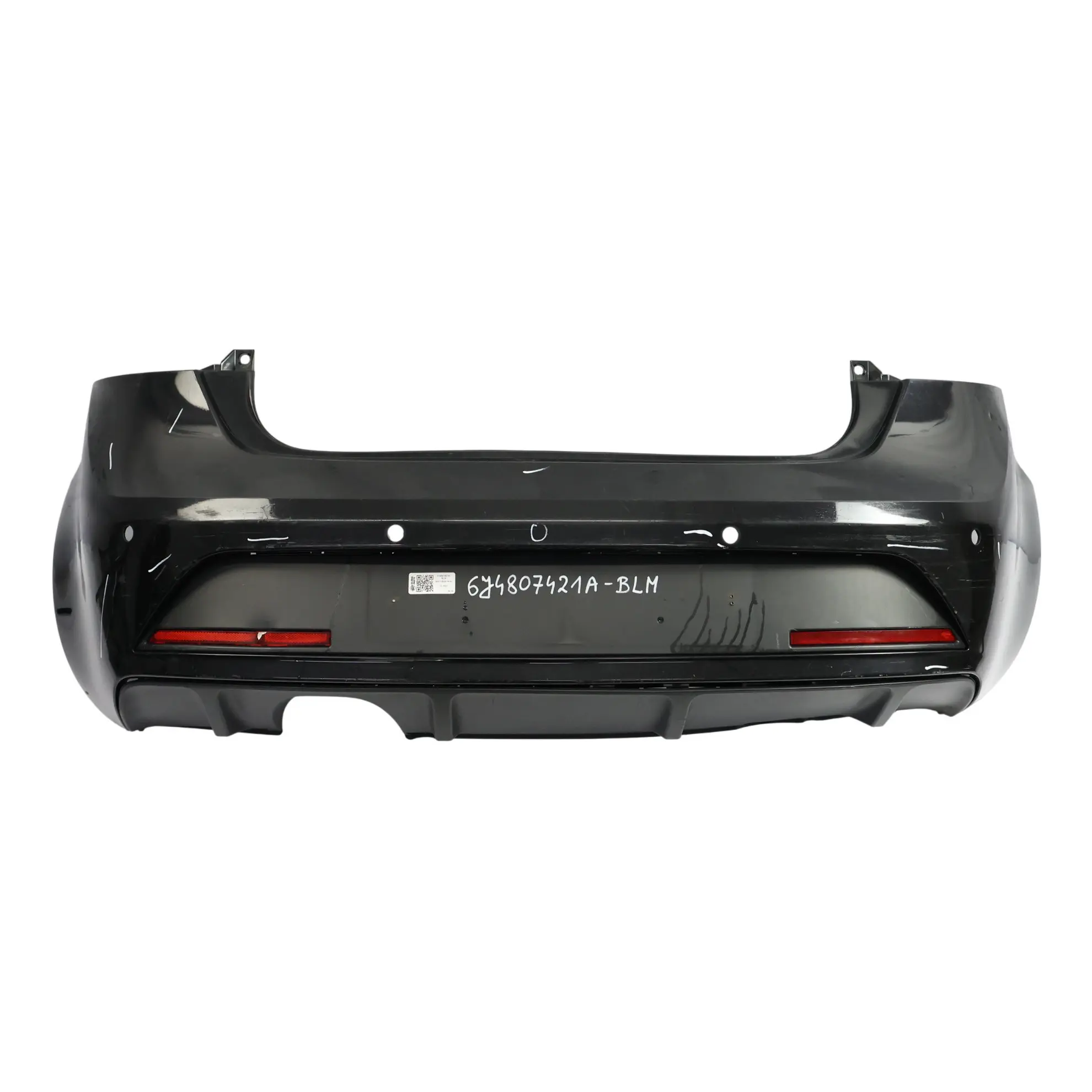 Seat Ibiza 6J FR Rear Bumper Panel Cover Trim Black Magic Pearl - C9Z