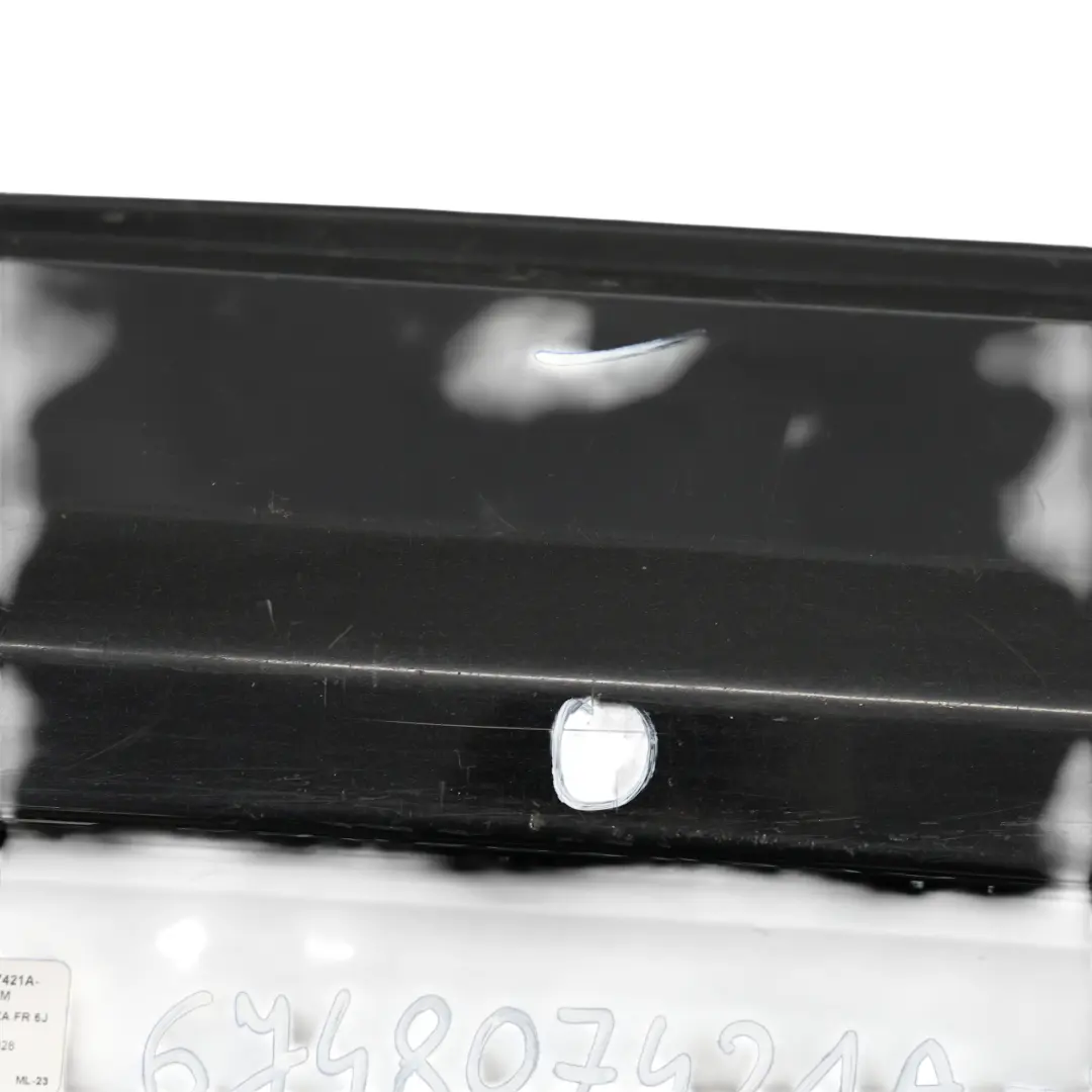 Seat Ibiza 6J FR Rear Bumper Panel Cover Trim Black Magic Pearl - C9Z - SKU 6J4807421A-BLM - Part number 6J4807421A