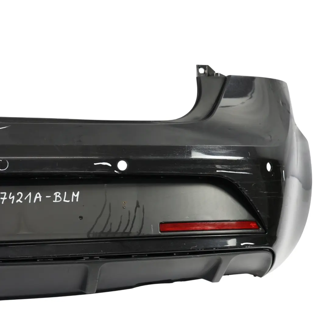 Seat Ibiza 6J FR Zderzak Tylny Black Magic Pearl Czarny - C9Z - SKU 6J4807421A-BLM - Numer Części 6J4807421A