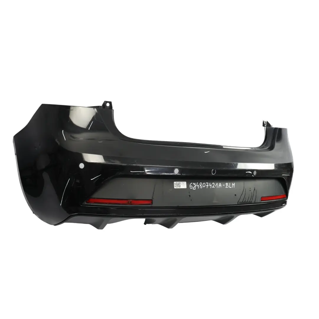 Seat Ibiza 6J FR Zderzak Tylny Black Magic Pearl Czarny - C9Z - SKU 6J4807421A-BLM - Numer Części 6J4807421A