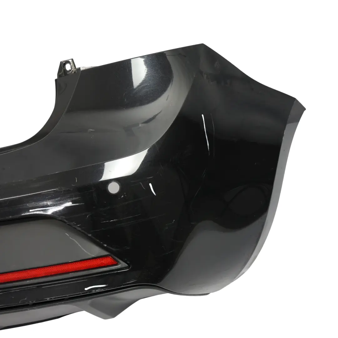 Seat Ibiza 6J FR Rear Bumper Panel Cover Trim Black Magic Pearl - C9Z - SKU 6J4807421A-BLM - Part number 6J4807421A