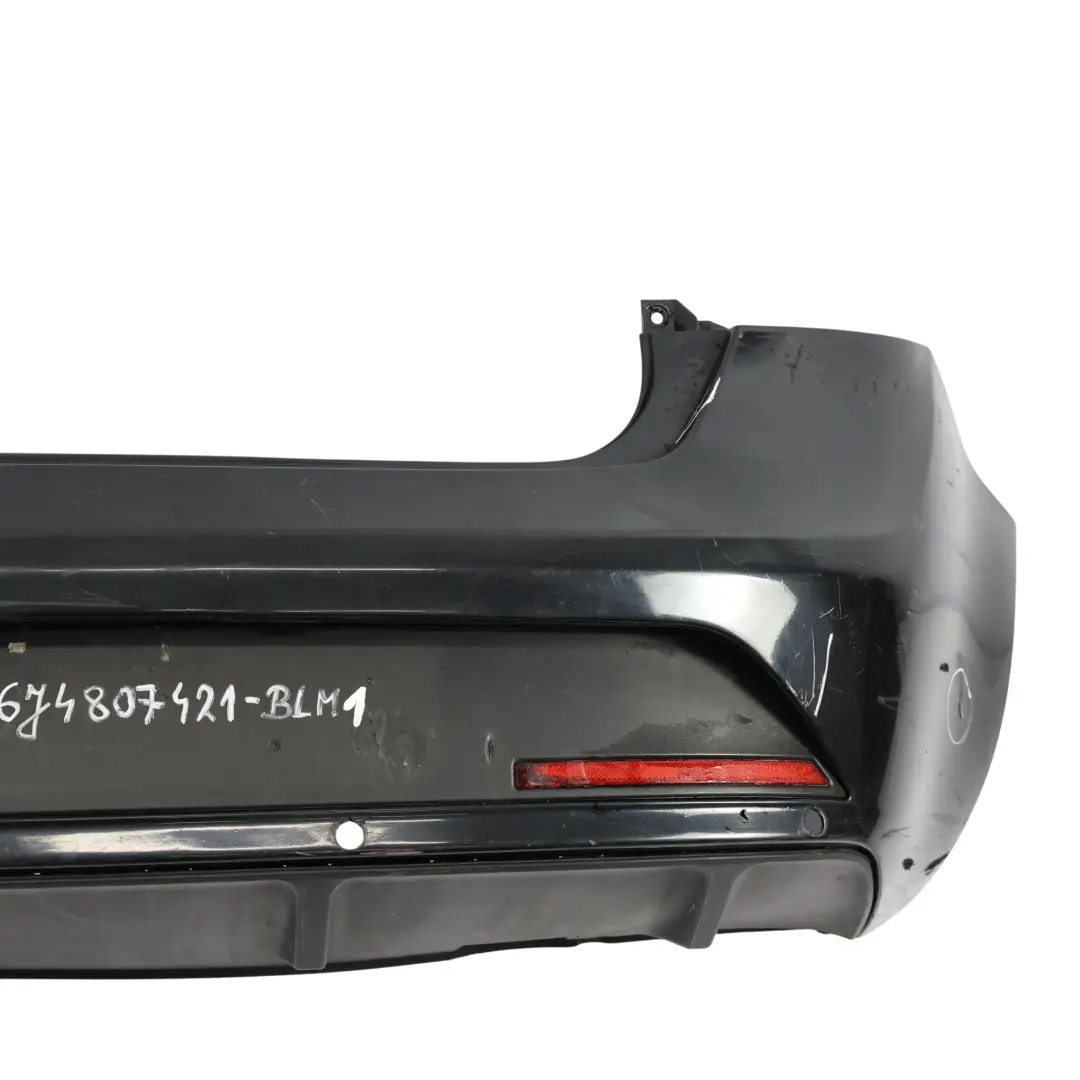 Seat Ibiza 6J FR Zderzak Tylny Black Magic Pearl Czarny Perłowy - C9Z - SKU 6J4807421A-BLM1 - Numer Części 6J4807421A