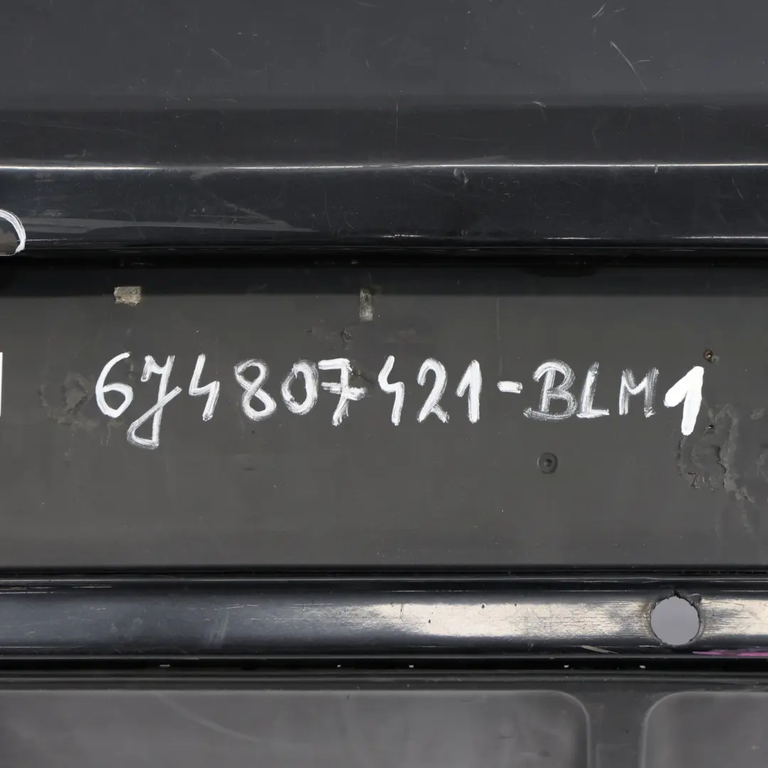 Seat Ibiza 6J FR Rear Bumper Panel Cover Trim Black Magic Pearl - C9Z - SKU 6J4807421A-BLM1 - Part number 6J4807421A