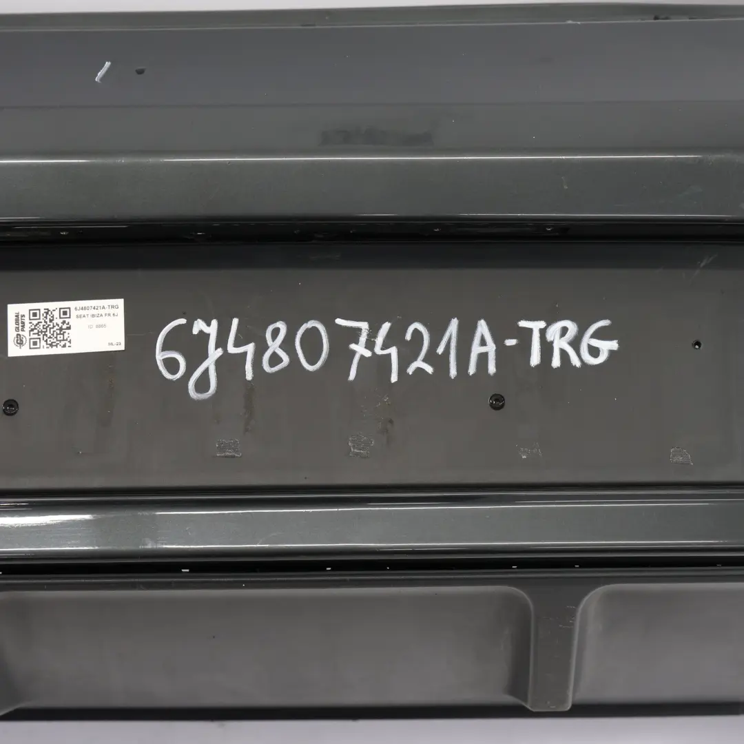 Seat Ibiza 6J FR Zderzak Tylny Track Grey Szary Metalik - W7Z - SKU 6J4807421A-TRG - Numer Części 6J4807421A
