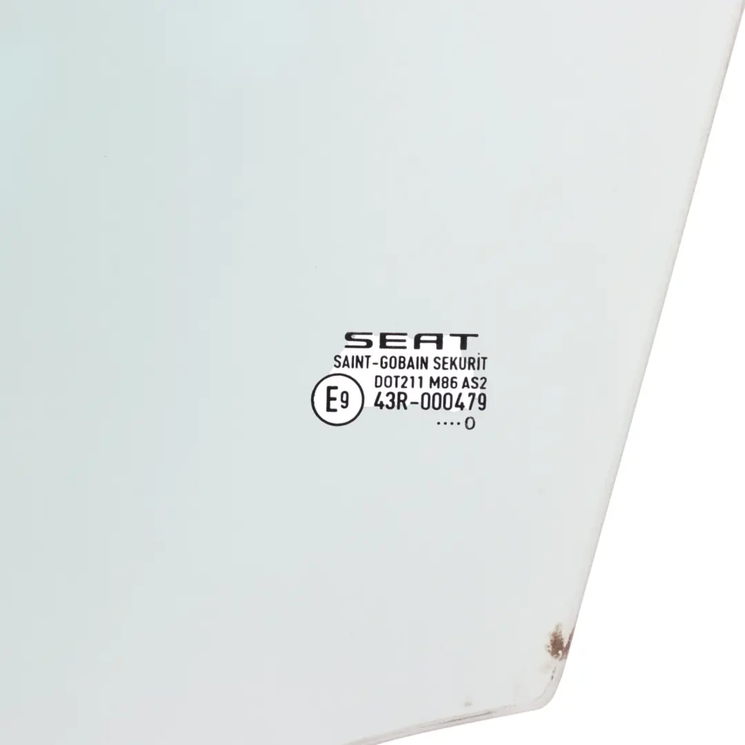 Seat Ibiza Mk4 5 Door Front Door Side Window Glass AS2 Left N/S - SKU 6J4845201A - Part number 6J4845201A