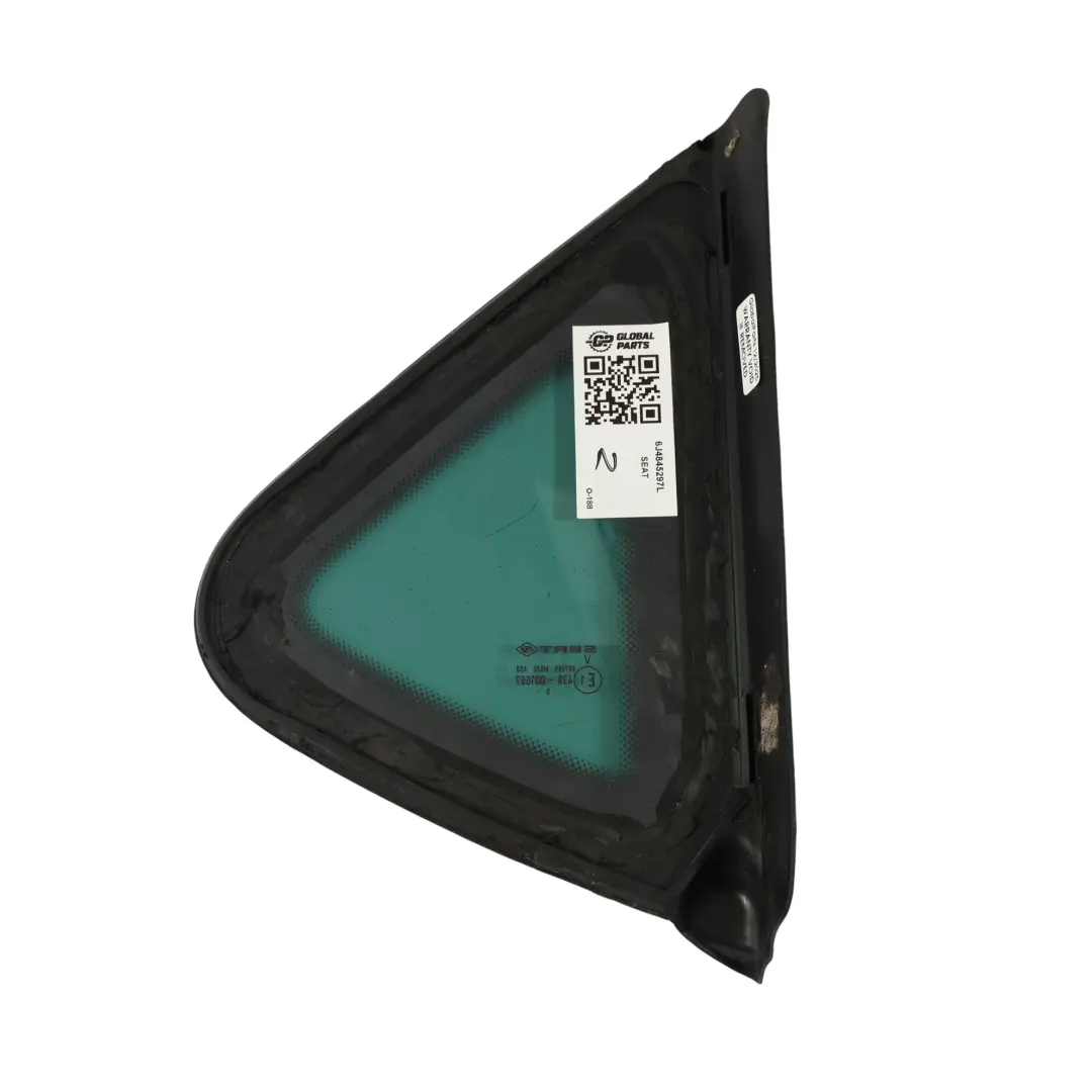 6J 5dr Side Window Quarter Panel Rear Left N/S Tinted AS3 to Seat Ibiza with Part number 6J4845297L Seat Ibiza 6J 5dr Side Window Quarter Panel Rear Left N/S Tinted AS3 - SKU 6J4845297L - Part number 6J4845297L