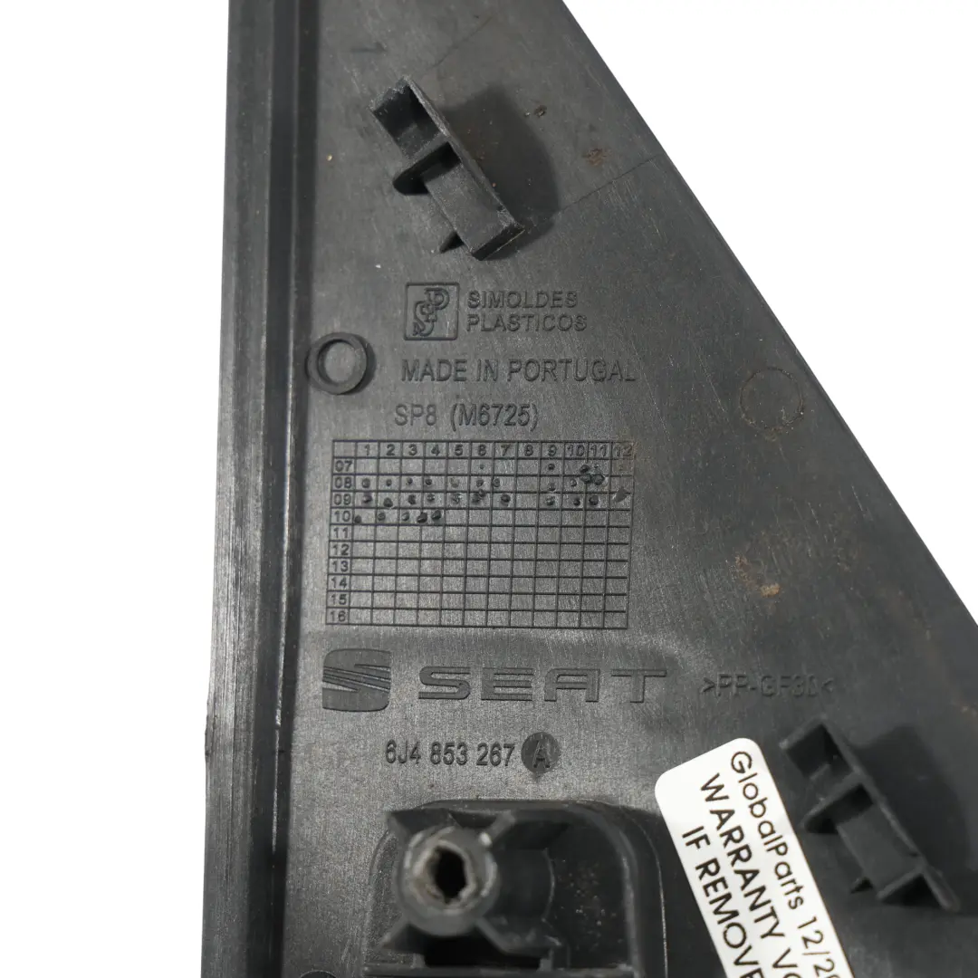 Seat Ibiza 6J Pannello Esterno Portiera Posteriore Sinistro - SKU 6J4853267A - Numero di parte 6J4853267A