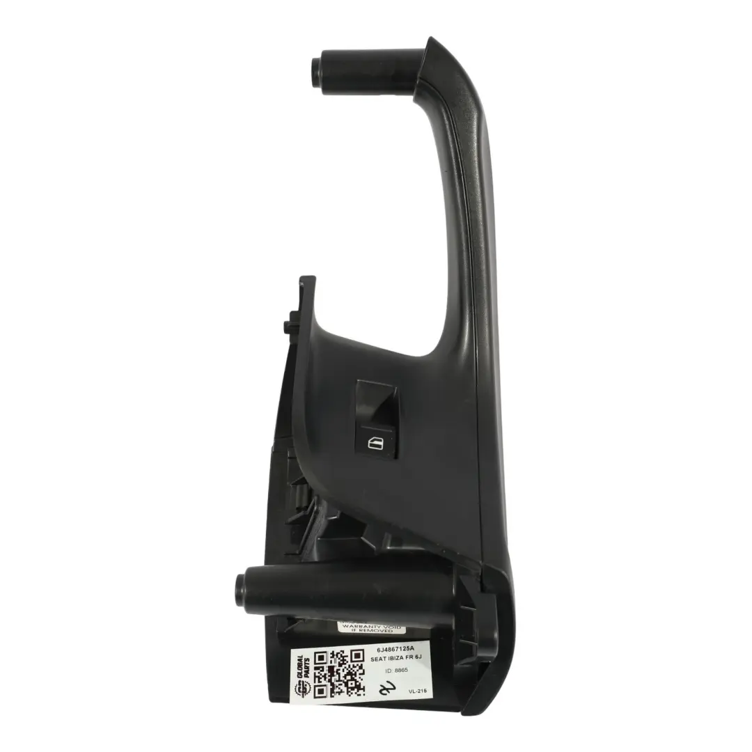 Seat Ibiza 6J Cache Poignée Porte Arrière Gauche Noir - SKU 6J4867125A - Numéro de pièce 6J4867125A