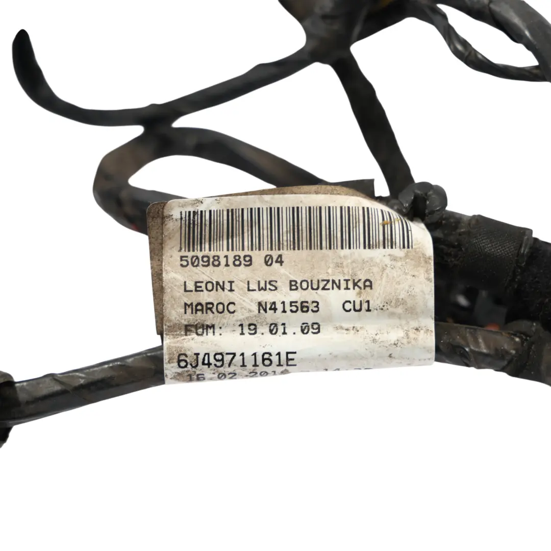 Seat Ibiza 6J Tür Verkabelung Vorne Hinten Rechts Kabelbaum Kabel - SKU 6J4971161E - Teilenummer 6J4971161E