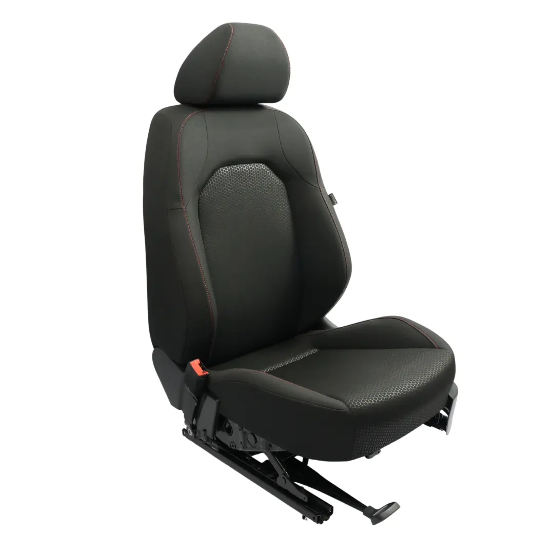 Seat Ibiza FR IV 5D Front Seat Sport Heated Cloth Titanium Black Red Left N/S - SKU 6P0881805AR-1 - Part number 6P0881805AR