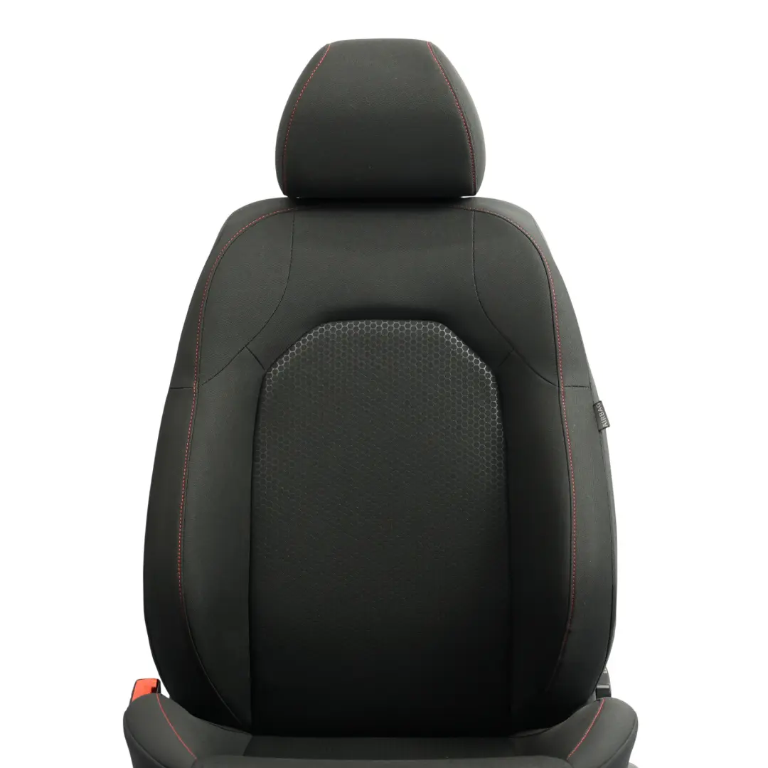 Seat Ibiza FR IV 5D Sedile Anteriore Sport Riscaldato Tesuto Nero Rosso Sinistro - SKU 6P0881805AR-1 - Numero di parte 6P0881805AR