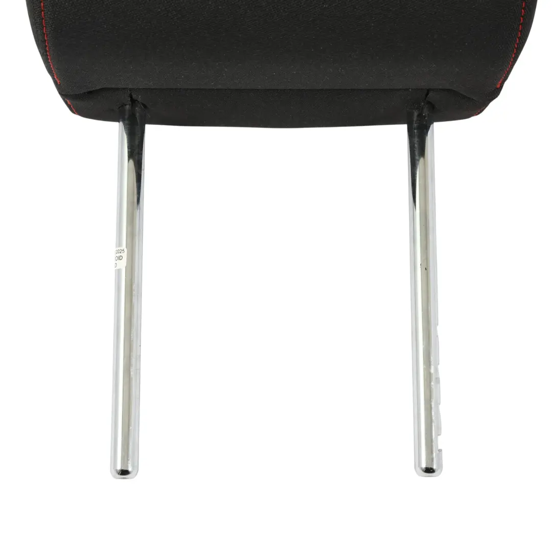 Seat Ibiza Mk4 6J Front Headrest Seat Left Right N/O/S Cloth Black Red Stitching - SKU 6J0881921B - Part number 6J0881921B