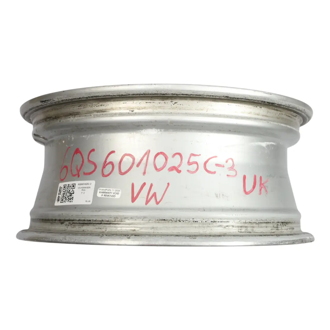 Alloy Rim 15" 6J ET:40 to Volkswagen Polo 6C Silver Wheel with Part number 6QS601025C Volkswagen Polo 6C Silver Wheel Alloy Rim 15" 6J ET:40 - SKU 6QS601025C-3 - Part number 6QS601025C