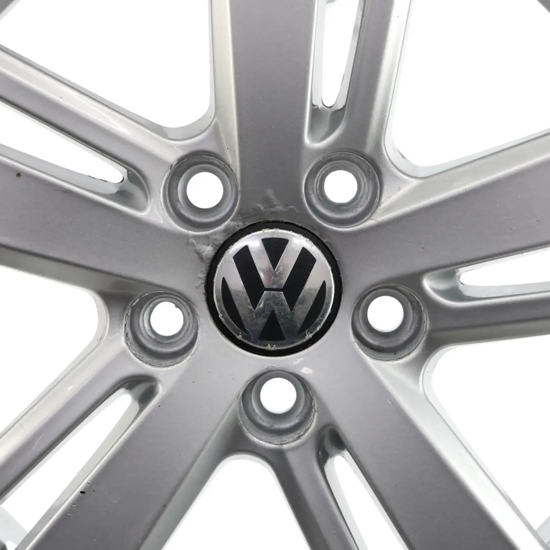 Volkswagen Polo 6C Silver Wheel Alloy Rim 15" 6J ET:40 - SKU 6QS601025C-3 - Part number 6QS601025C