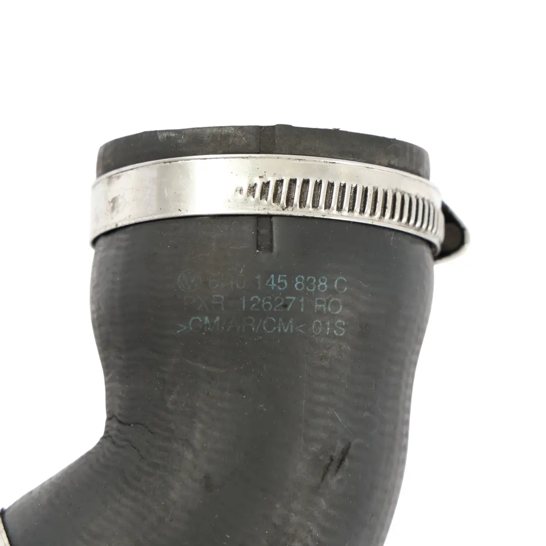 Mk5 Air Charge Pipe Turbo Intercooler Hose Connector 1.2 TDI to VW Polo with Part number 6R0145838C VW Polo Mk5 Air Charge Pipe Turbo Intercooler Hose Connector 1.2 TDI - SKU 6R0145838C - Part number 6R0145838C