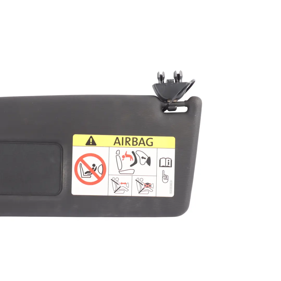 Volkswagen VW Polo 6R Sun Visor Left N/S Iluminated Mirror Black - SKU 6R0857551N-1 - Part number 6R0857551N