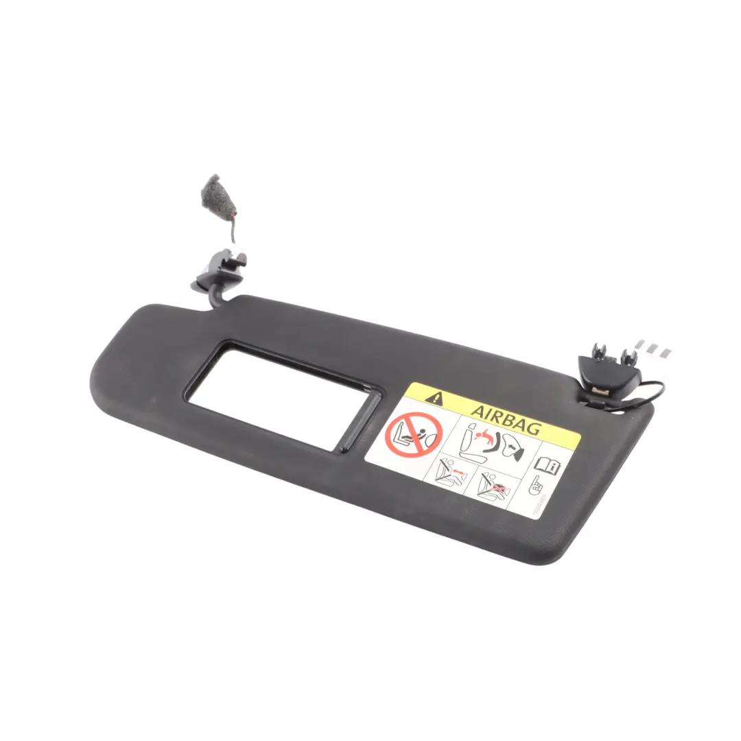 Sun Visor Left N/S Iluminated Mirror Black to Volkswagen VW Polo 6R with Part number 6R0857551N Volkswagen VW Polo 6R Sun Visor Left N/S Iluminated Mirror Black - SKU 6R0857551N-1 - Part number 6R0857551N