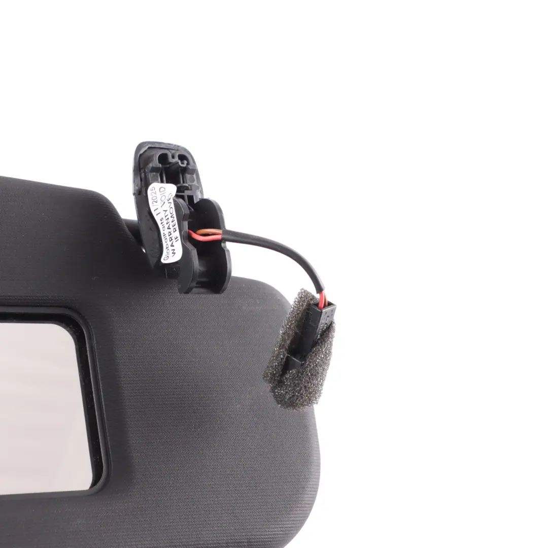 Sun Visor Front Right O/S Iluminated Mirror Black to VW Polo 6R with Part number 6R0857552AL VW Polo 6R Sun Visor Front Right O/S Iluminated Mirror Black - SKU 6R0857552AL-2 - Part number 6R0857552AL