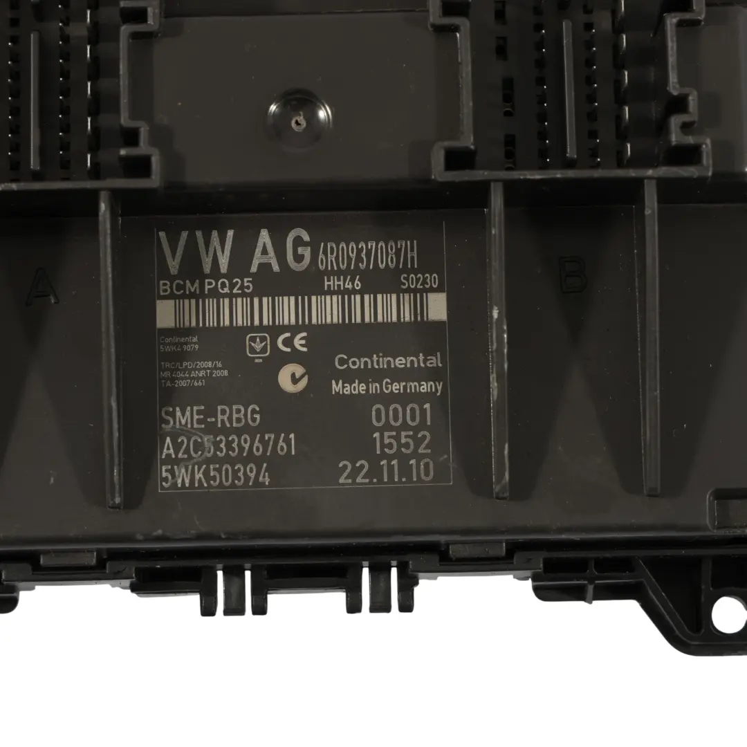 6J Body Control Comfort Unit Module BCM to VW Polo 6R Seat Ibiza with Part number 6R0937087H VW Polo 6R Seat Ibiza 6J Body Control Comfort Unit Module BCM - SKU 6R0937087H - Part number 6R0937087H