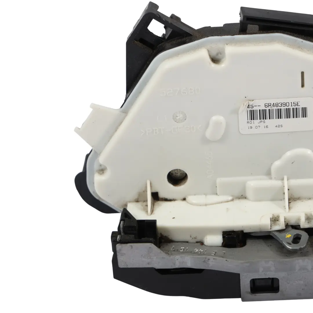 Volkswagen Polo Mk5 6R Zamek Drzwi Tylny Lewy Tył - SKU 6R4839015E - Numer Części 6R4839015E