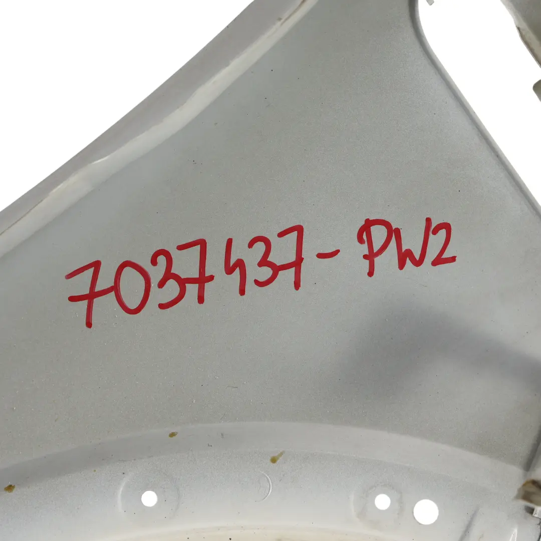 Side Panel Front Left N/S Fender Wing Pepper White - 850 to Mini R50 R53 with Part number 7037437 Mini R50 R53 Side Panel Front Left N/S Fender Wing Pepper White - 850 - SKU 7037437-PW2 - Part number 7037437