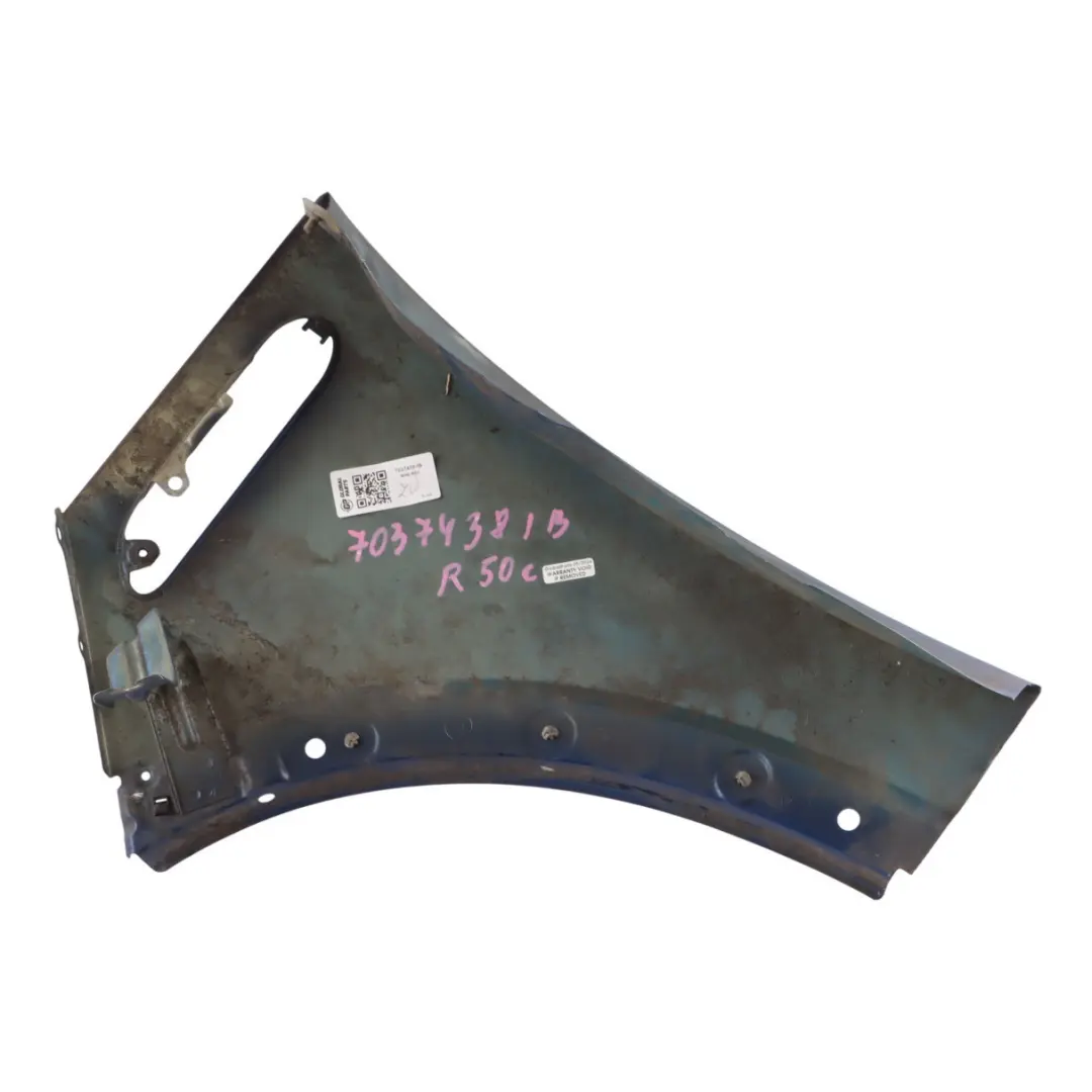 Mini R50 R53 Błotnik Prawy Wing Indi Blue - 862 - SKU 7037438-IB - Numer Części 7037438