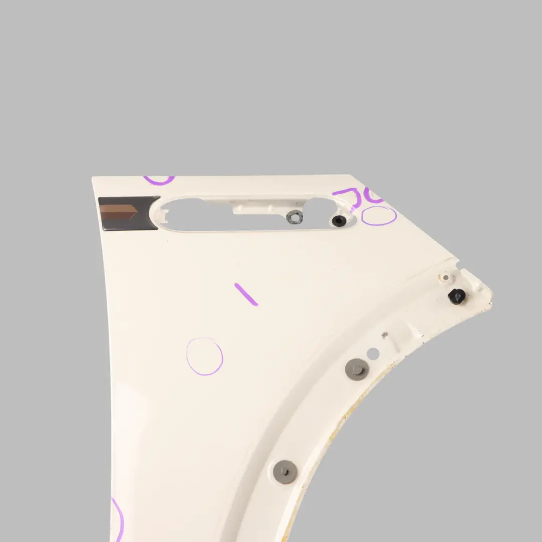 Mini R50 R53 Side Panel Front Right O/S Side Fender Wing Pepper White - 850 - SKU 7037438-PW - Part number 7037438