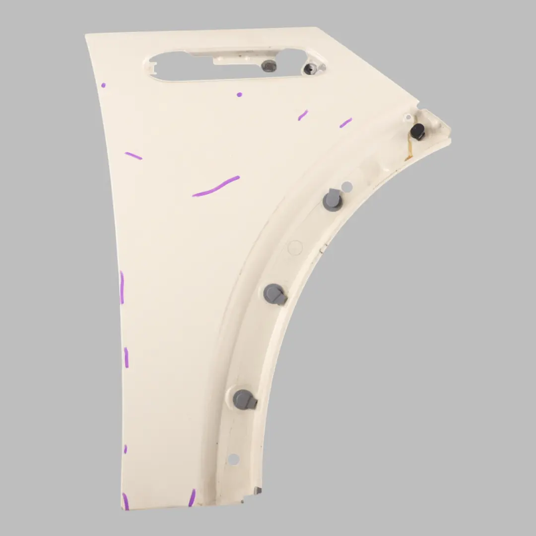 Side Panel Front Right O/S Wing Fender Pepper White - 850 to Mini R50 R52 R53 with Part number 7037438 Mini R50 R52 R53 Side Panel Front Right O/S Wing Fender Pepper White - 850 - SKU 7037438-PW2 - Part number 7037438