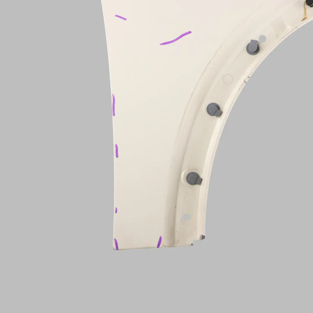 Side Panel Front Right O/S Wing Fender Pepper White - 850 to Mini R50 R52 R53 with Part number 7037438 Mini R50 R52 R53 Side Panel Front Right O/S Wing Fender Pepper White - 850 - SKU 7037438-PW2 - Part number 7037438