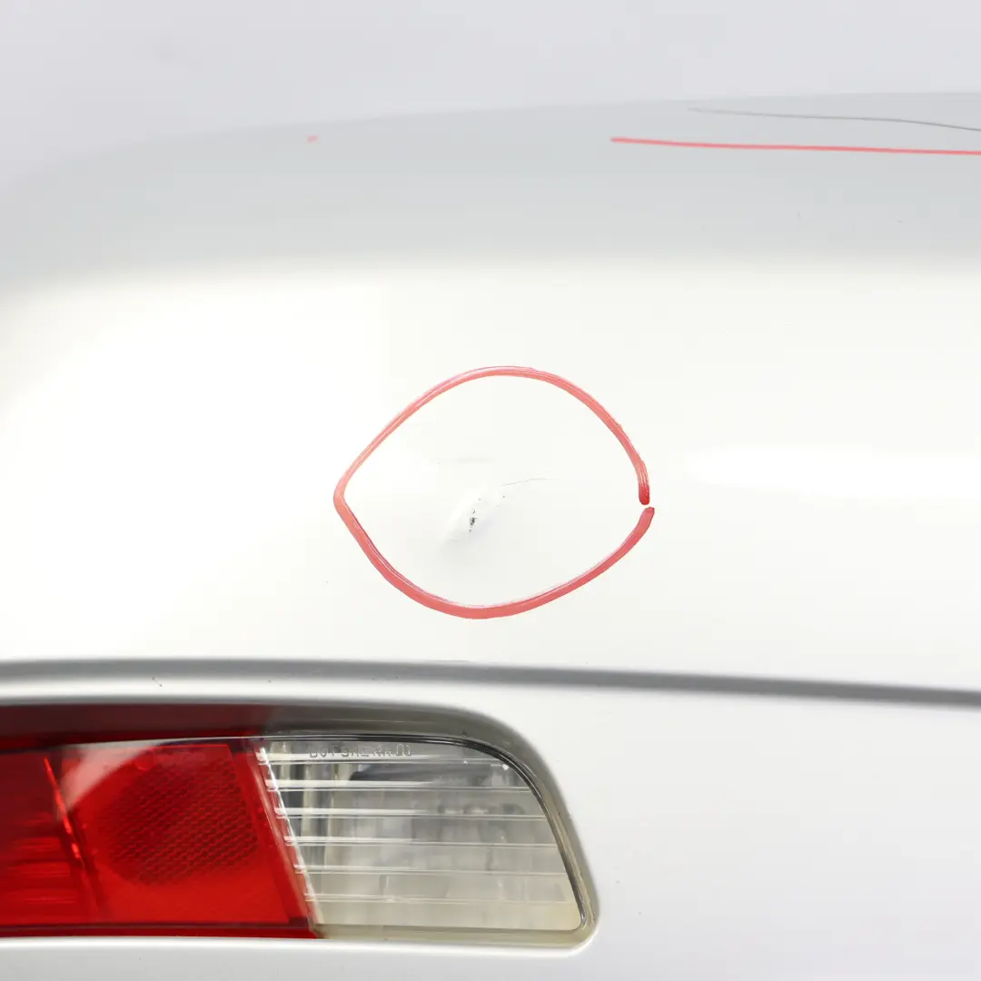 BMW E63 E64 Rear Bumper PDC Trim Panel Cover Titansilber Titan Silver - 354 - SKU 7078428-TS - Part number 7078428