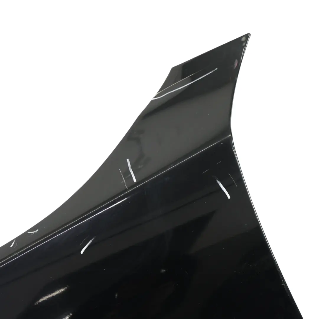 BMW E60 E61 Guardabarros Lateral Delantero Izquierdo Black Sapphire Negro - 475 - SKU 7111429-BS - Número de pieza 7111429