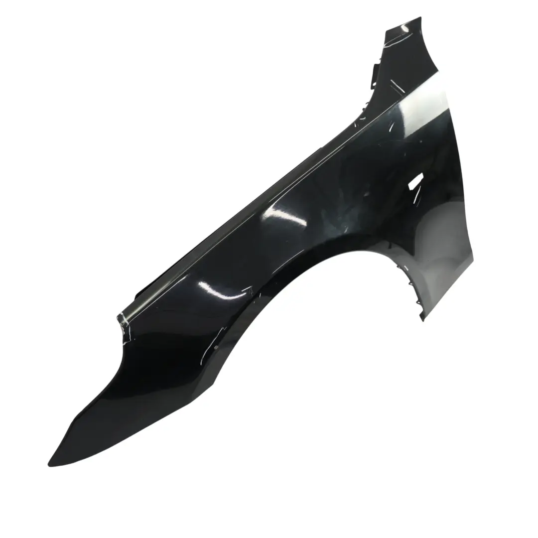 BMW E60 E61 Pannello Laterale Anteriore Sinistro Parafango Black Sapphire - 475 - SKU 7111429-BS - Numero di parte 7111429