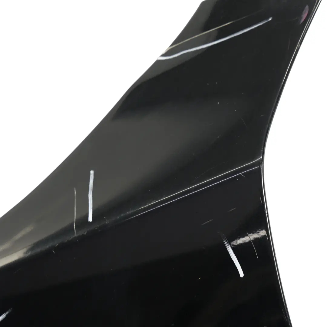 BMW E60 E61 Guardabarros Lateral Delantero Izquierdo Black Sapphire Negro - 475 - SKU 7111429-BS - Número de pieza 7111429