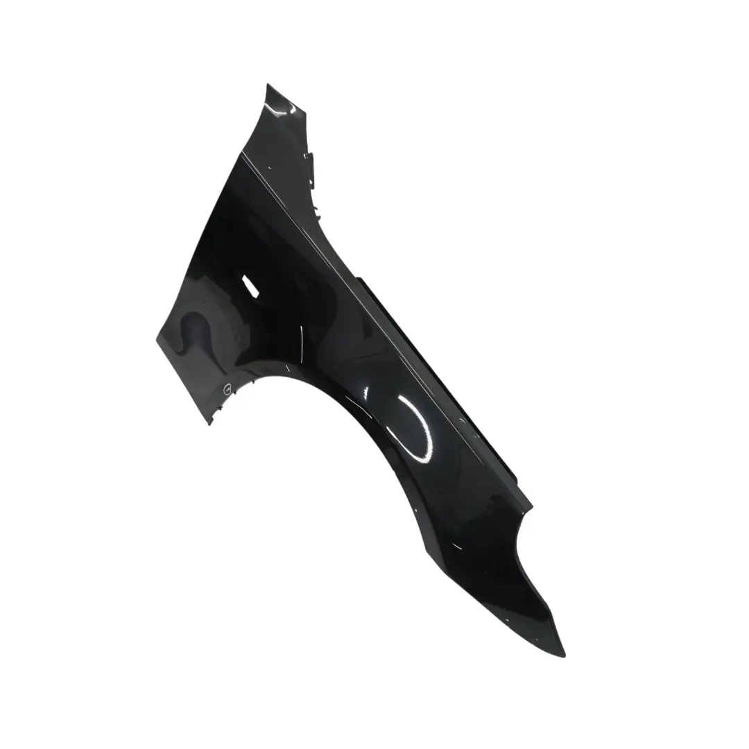 BMW E60 Side Wing Panel Fender Front Right O/S Black Sapphire Metallic - 475 - SKU 7111430-BS4 - Part number 7111430