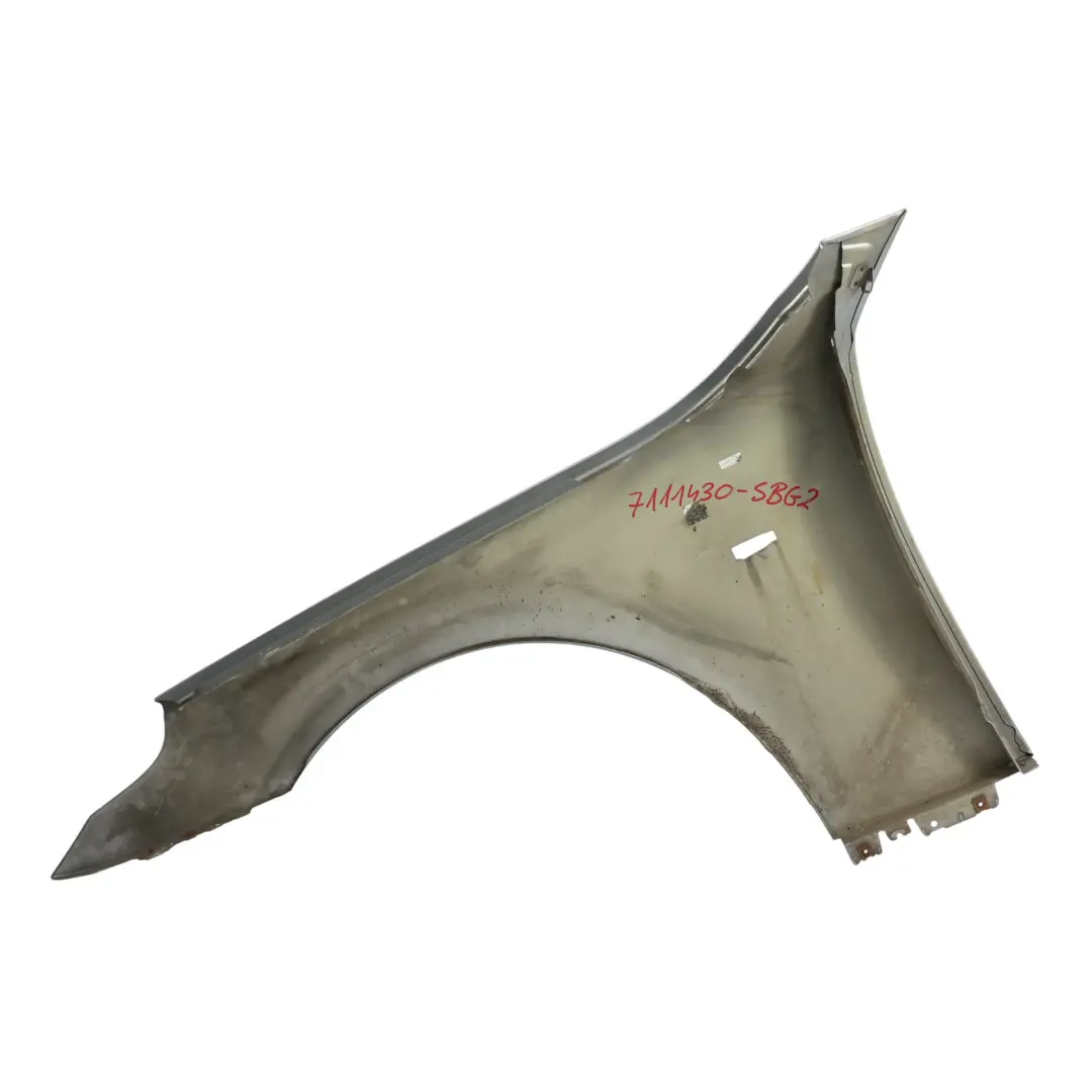 BMW 5 E60 E61 2 Front Right Wing Fender Side Panel O/S Silbergrau Silver Grey - SKU 7111430-SBG2 - Part number 7111430