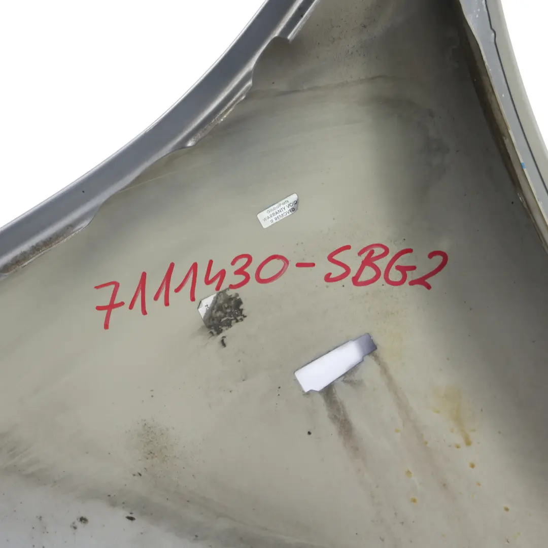 BMW E60 E61 Pannello Laterale Anteriore Destro Parafango Silbergrau Grigio - A08 - SKU 7111430-SBG2 - Numero di parte 7111430-SBG2