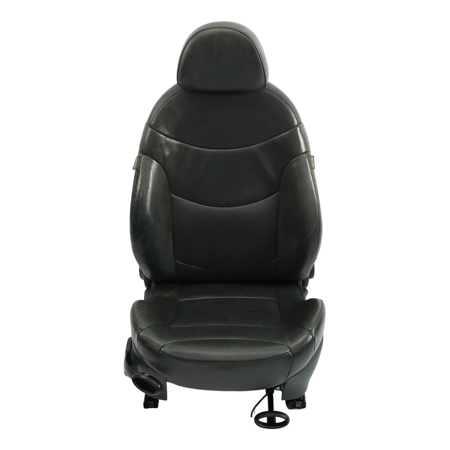 Mini Cooper R50 R53 Asiento Deportivo Delantero Derecho Cuero Gravity Negro