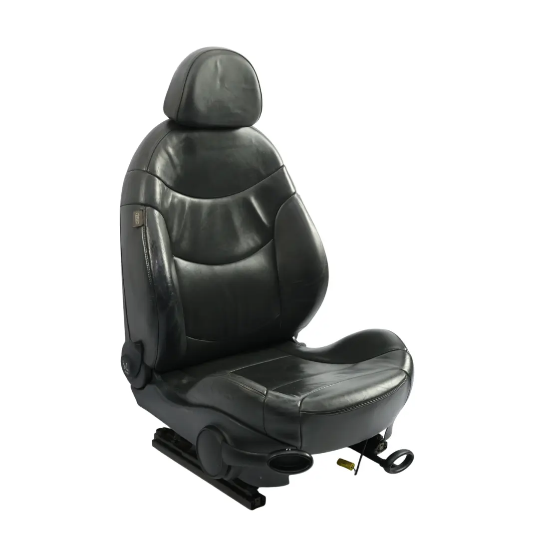 Asiento Deportivo Delantero Derecho Cuero Gravity Negro para Mini Cooper R50 R53 con número de pieza 7132546 Mini Cooper R50 R53 Asiento Deportivo Delantero Derecho Cuero Gravity Negro - SKU 7132546 - Número de pieza 7132546