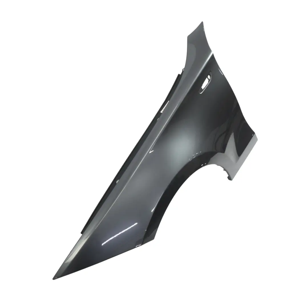 BMW E81 E87 Side Panel Wing Fender Front Left N/S Sparkling Graphite - A22 - SKU 7133227-SG - Part number 7133227