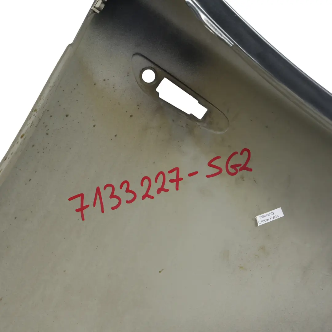 BMW E81 E87 Side Panel Wing Fender Front Left N/S Sparkling Graphite - A22 - SKU 7133227-SG2 - Part number 7133227