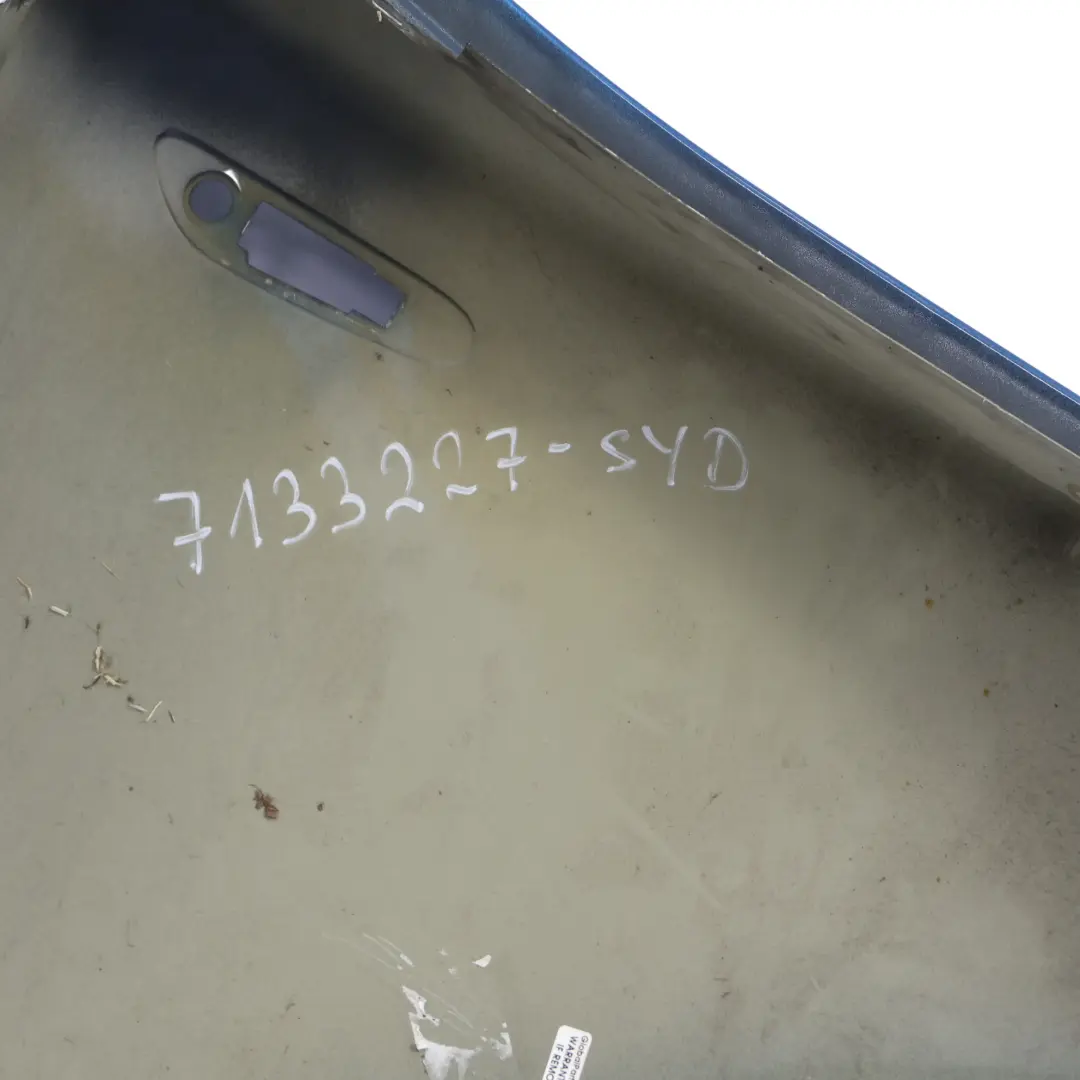 Side Wing Panel Fender Front Left N/S Sydneyblau Sydney Blue - A19 to BMW E81 E87 with Part number 7133227 BMW E81 E87 Side Wing Panel Fender Front Left N/S Sydneyblau Sydney Blue - A19 - SKU 7133227-SYD - Part number 7133227