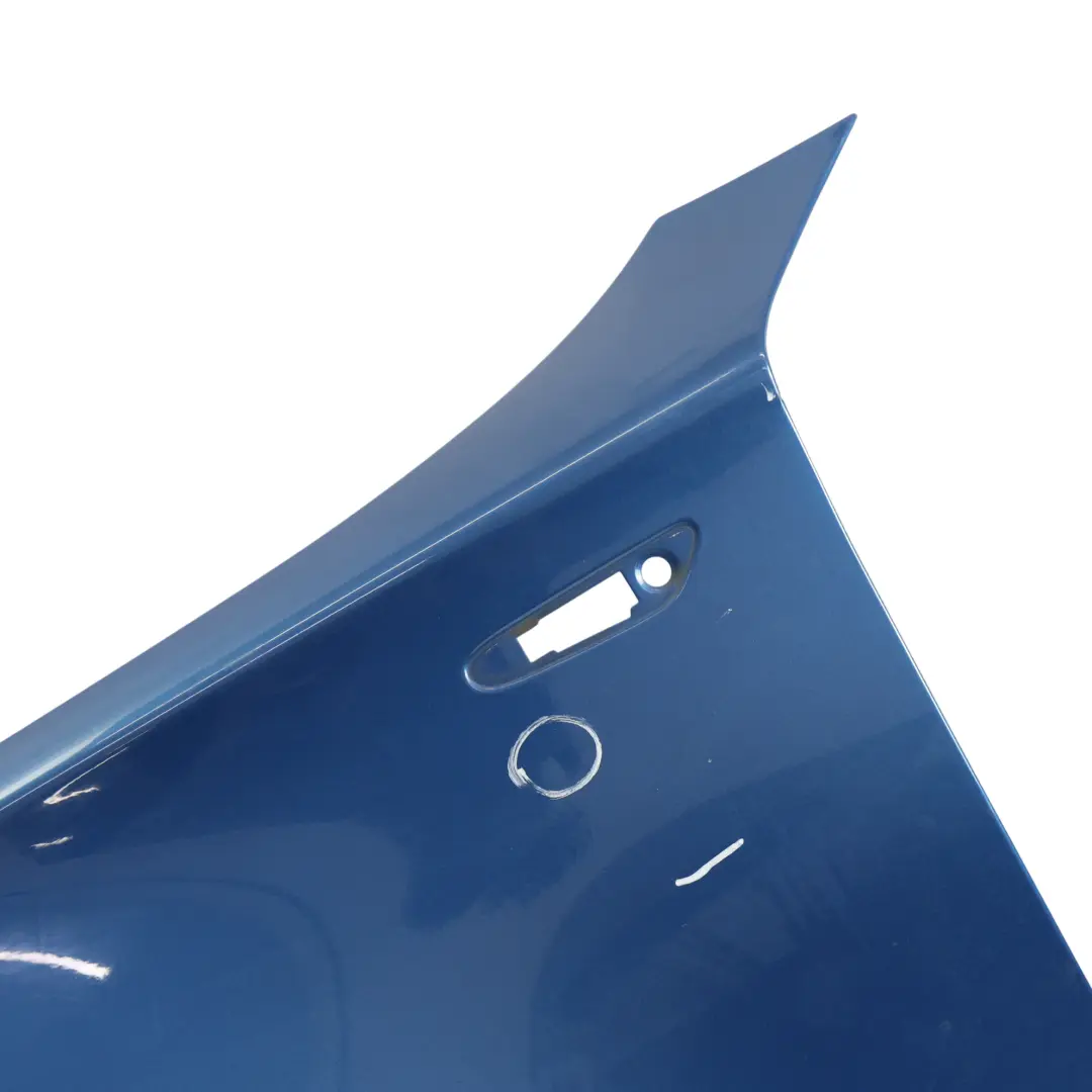 BMW E81 E87 Panel lateral guardabarros delantero izquierdo Sydneyblau - A19 - SKU 7133227-SYD - Número de pieza 7133227