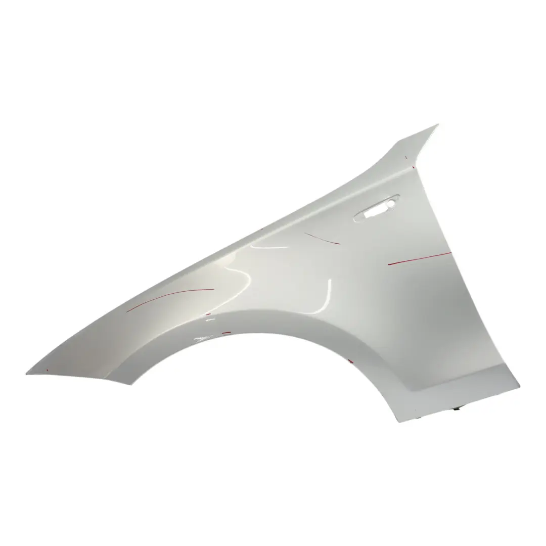 BMW E81 E87 Side Panel Wing Fender Front Left N/S Titansilber Silver - 354 - SKU 7133227-TS1 - Part number 7133227
