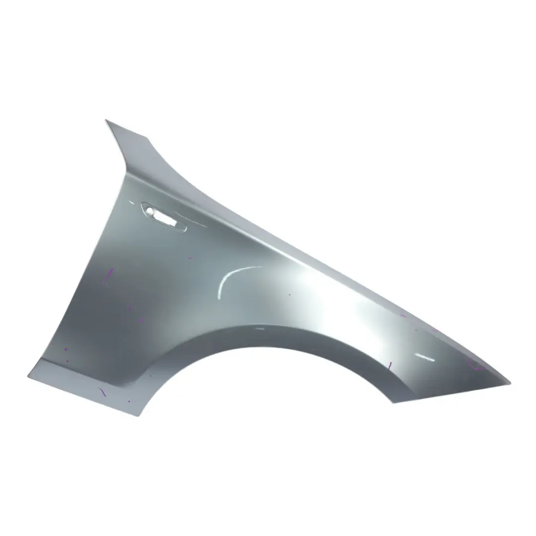 BMW E81 E87 Side Panel Fender Wing Front Right O/S Bluewater Blue - 896 - SKU 7133228-WB1 - Part number 7133228-WB
