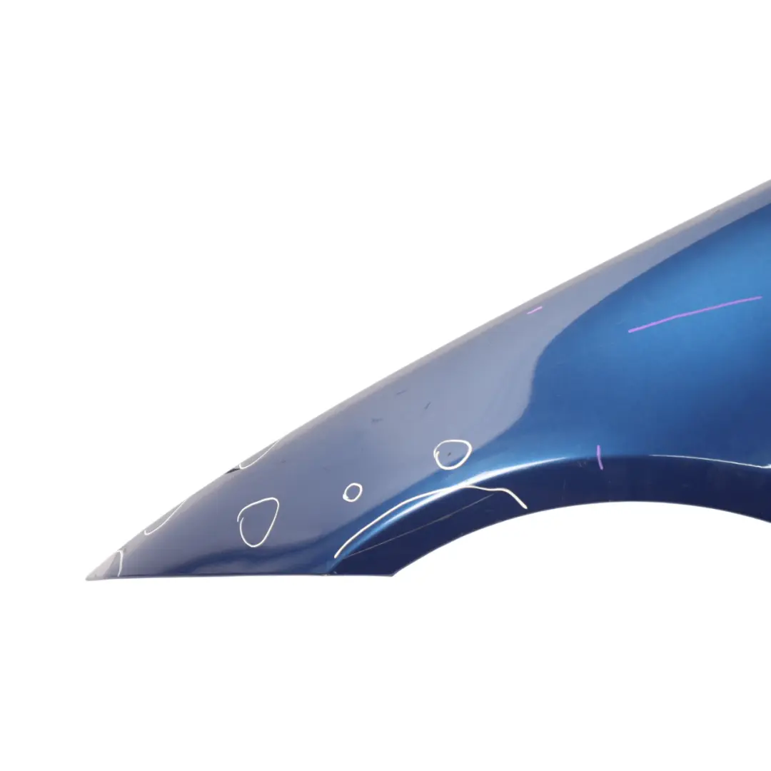 Side Panel Fender Wing Front Left N/S Montegoblau Blue - A51 to BMW E90 E91 with Part number 7135679 BMW E90 E91 Side Panel Fender Wing Front Left N/S Montegoblau Blue - A51 - SKU 7135679-MTB1 - Part number 7135679