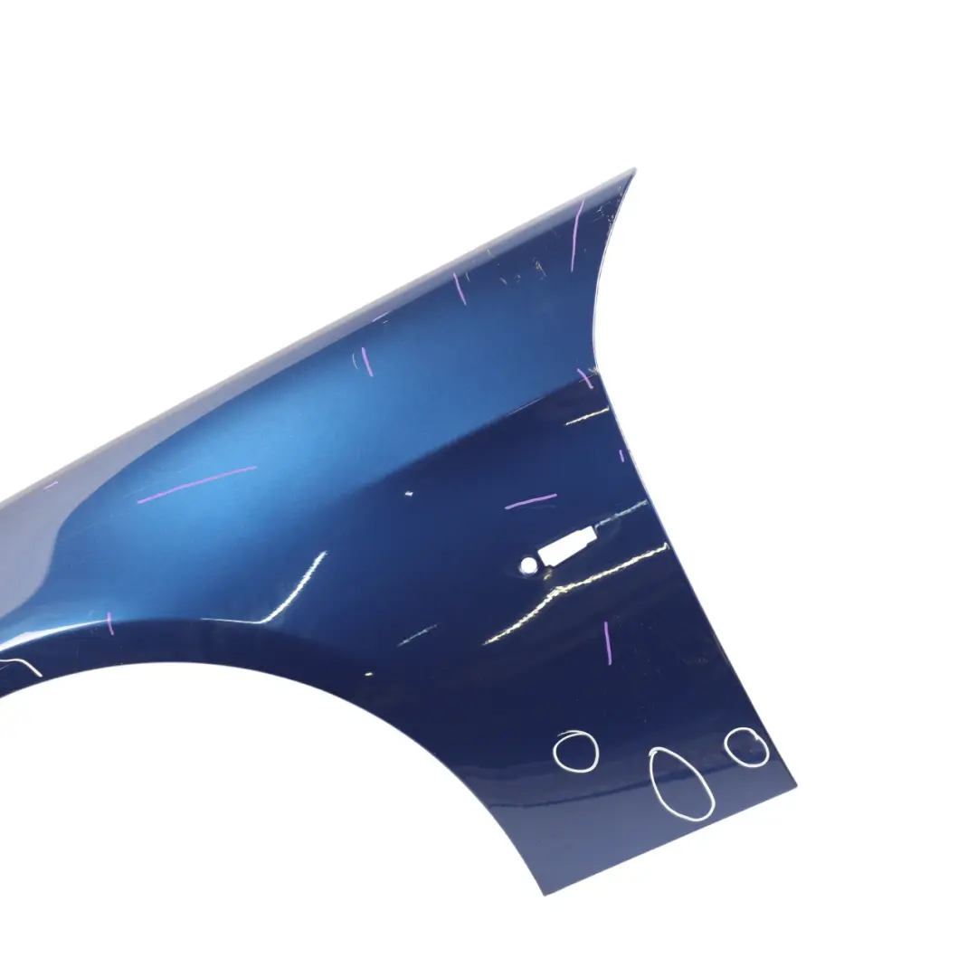 Side Panel Fender Wing Front Left N/S Montegoblau Blue - A51 to BMW E90 E91 with Part number 7135679 BMW E90 E91 Side Panel Fender Wing Front Left N/S Montegoblau Blue - A51 - SKU 7135679-MTB1 - Part number 7135679