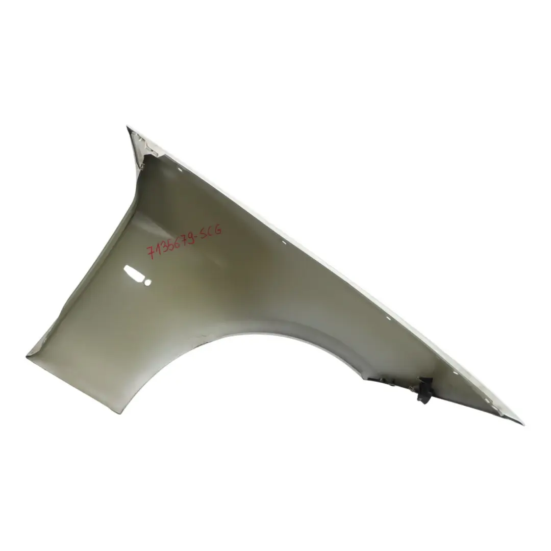 Side Panel Fender Wing Front Left N/S Spacegrau Grey Metallic - A52 to BMW E90 E91 with Part number 7135679 BMW E90 E91 Side Panel Fender Wing Front Left N/S Spacegrau Grey Metallic - A52 - SKU 7135679-SCG - Part number 7135679
