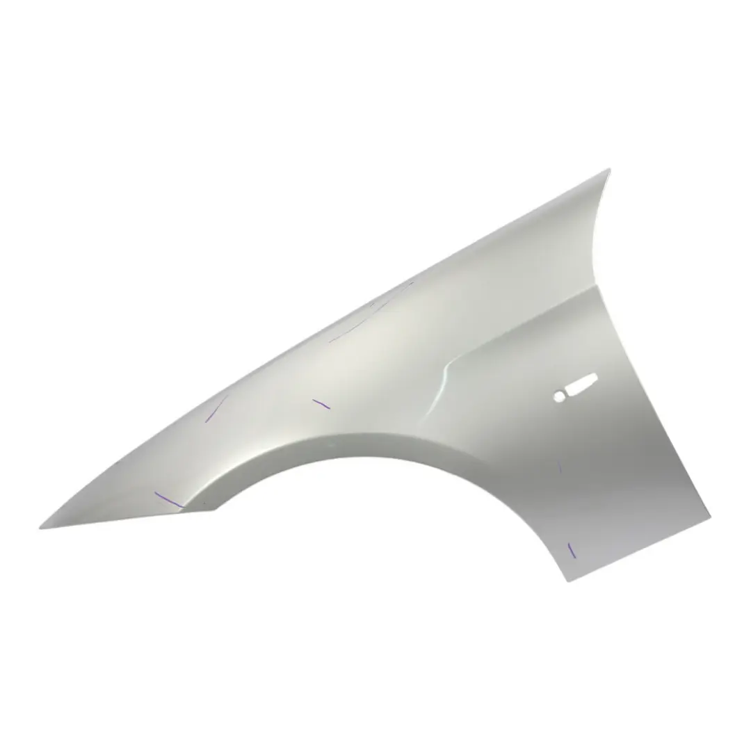 BMW E90 E91 Panel Lateral Fender Delantero Izquierdo Titansilber Plata - 354 - SKU 7135679-TS - Número de pieza 7135679