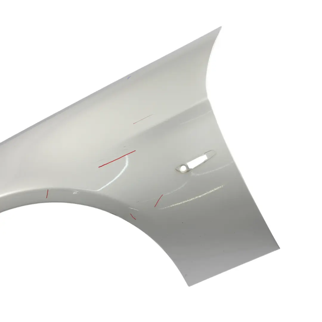 BMW E90 E91 Panneau lateral d'aile avant gauche Titansilber Silver - 354 - SKU 7135679-TS4 - Numéro de pièce 7135679